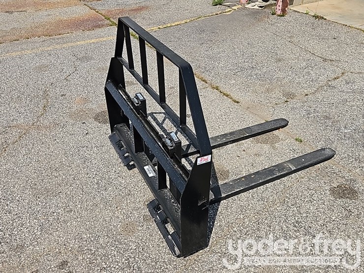 unused-kivel-48"-3500#-pallet-fork-attachment-to-suit-skidsteer-image-3