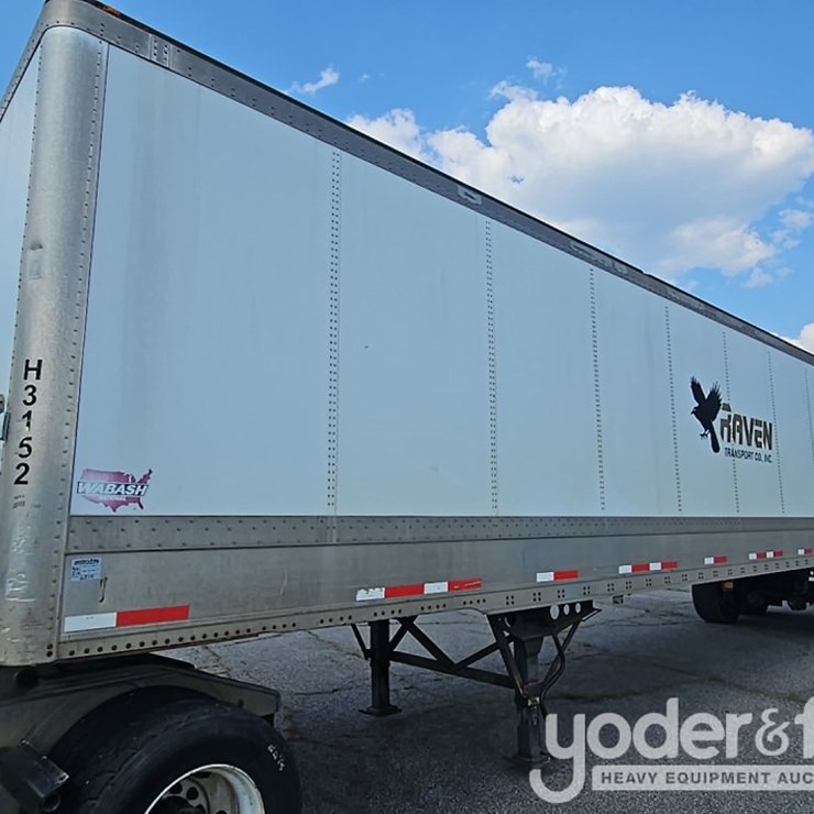 2016 Wabash 42' Tandem Axle Dry Van Trailer, 68,000lb GVWR