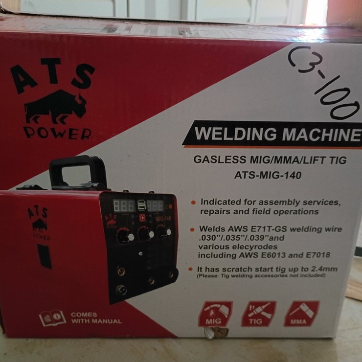 #C3-100 • Unused ATS Power Gasless Welding Machine