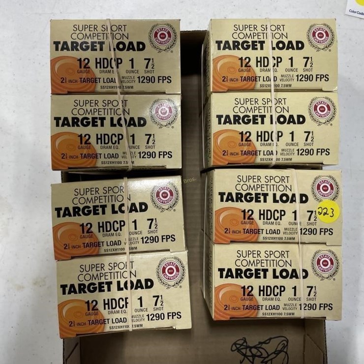 200 Rounds Estate 12ga Target Load Ammo