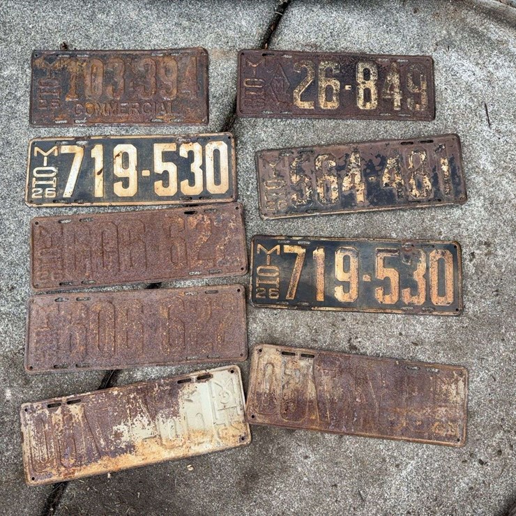 1920's Michigan Plates