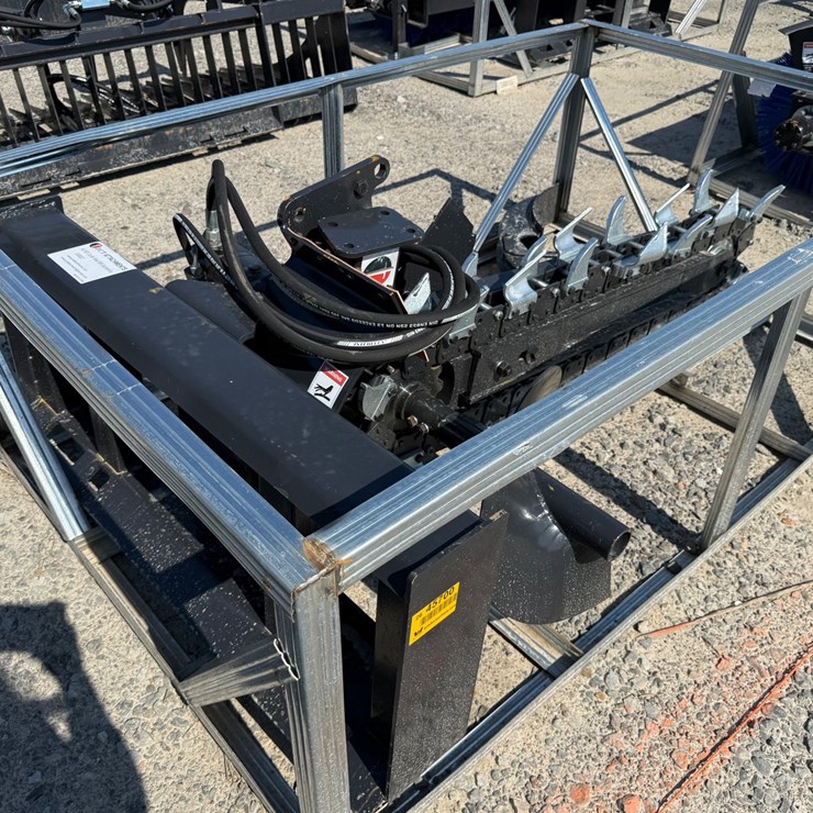 #2039 • Unused JCT Skid Steer Trencher INV# 45700