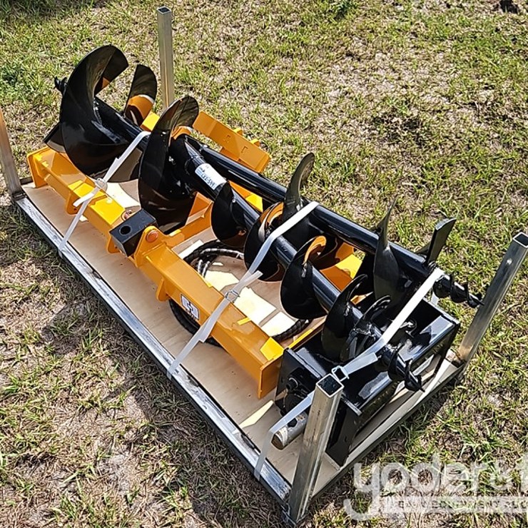 Unused 2026 GIYI Skid Steer Loader Auger with Extra Rod