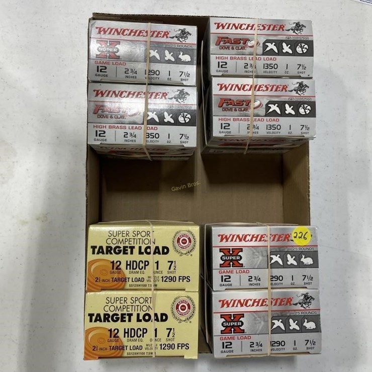 200 Rounds Winchester/Estate 12ga Ammo