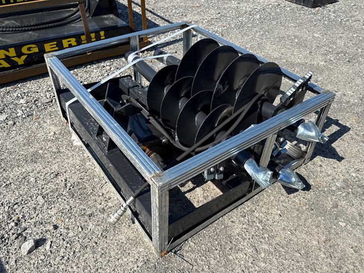 #2028-•-unused-jct-skid-steer-hydraulic-auger-drive-&-bits-inv#-47052-image-5