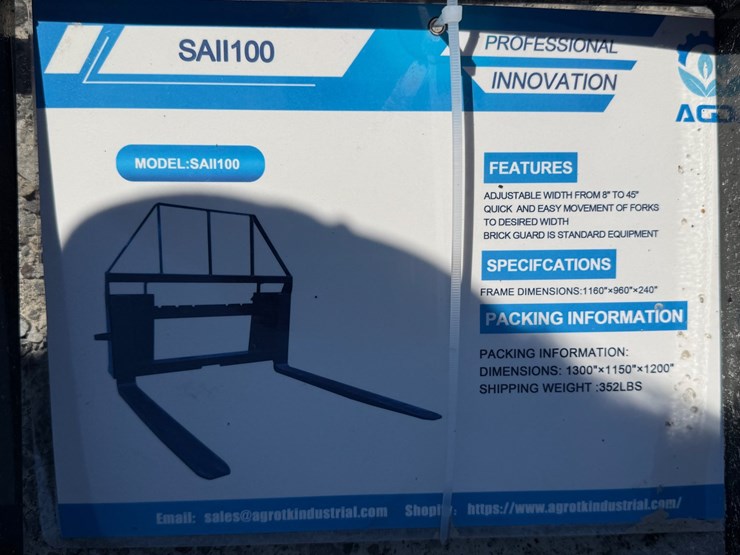 #45391-•-unused-mower-king-sa-skid-steer-forks-image-6