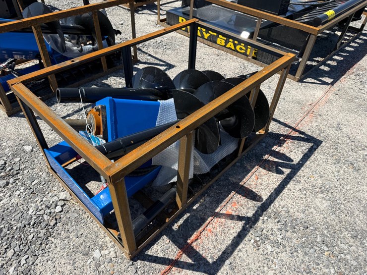 #45376-•-unused-agt-skid-steer-auger-w/-(3)-bits-image-3