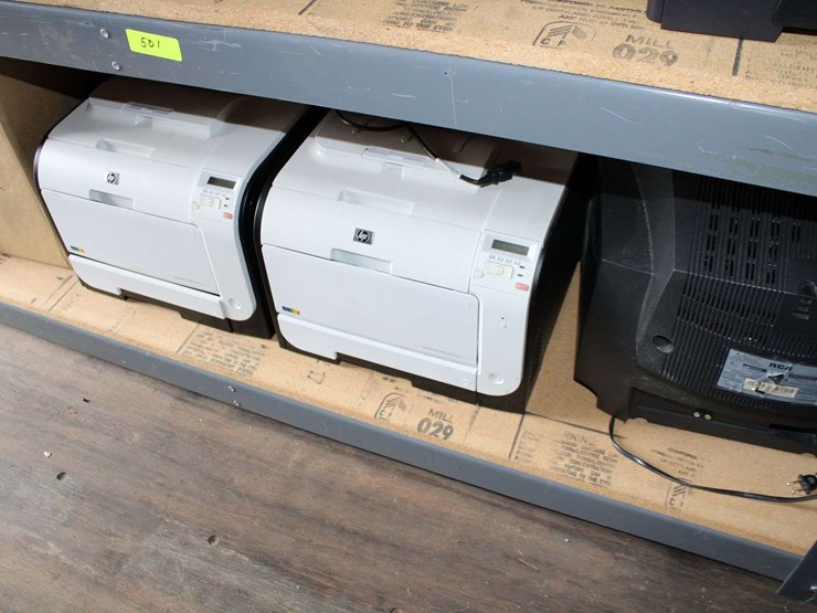 four-shelves-of-desktop-computers,-dell-laptops,-printers-image-7
