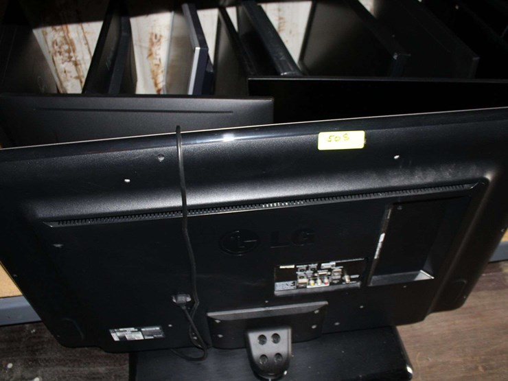 three-shelves-of-flat-screen-monitors-&-one-lg-flat-screen-tv-image-6