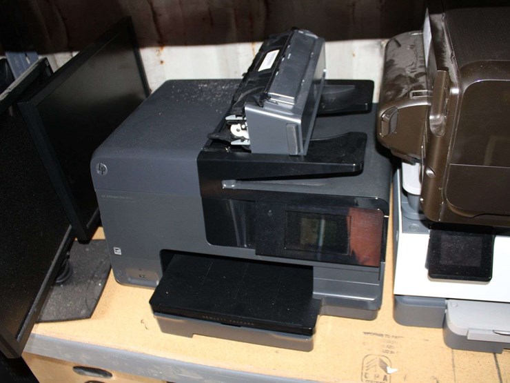 four-shelves-of-desktop-computers,-dell-laptops,-printers-image-10