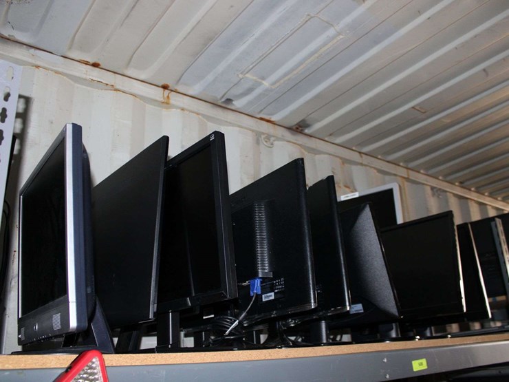 three-shelves-of-flat-screen-monitors-&-one-lg-flat-screen-tv-image-3