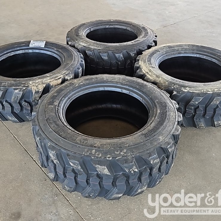 Unused 10-16.5 Tires to suit Skidsteer (4 of)