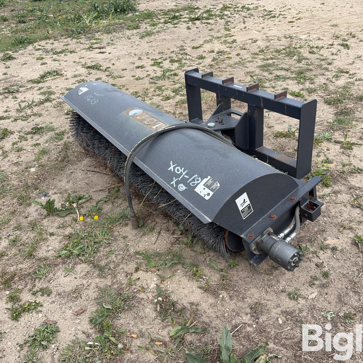 JCT Rotary Broom Skid Steer Attachment
