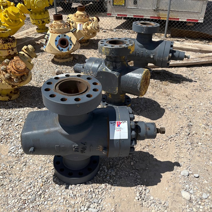 (3x$) (3) 7-1/16” 5K gate valves