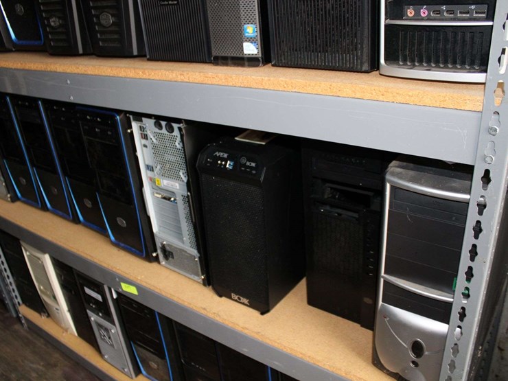 four-shelves-of-desktop-computers-&-laptop-computers-image-5