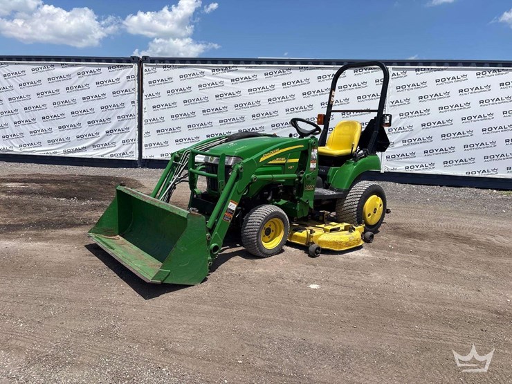 2007-john-deere-2305h-25hp-utility-loader-tractor-w/-mower-image-1