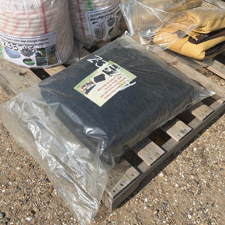 #5167 • PACK OF 1 BLACK OUTDOOR PATIO FABRIC SUNSCRREN NET