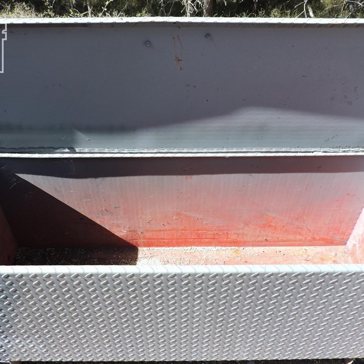 DIAMOND PLATE TOOL/TRUCK BOX, 54” WIDE X 18” DEEP