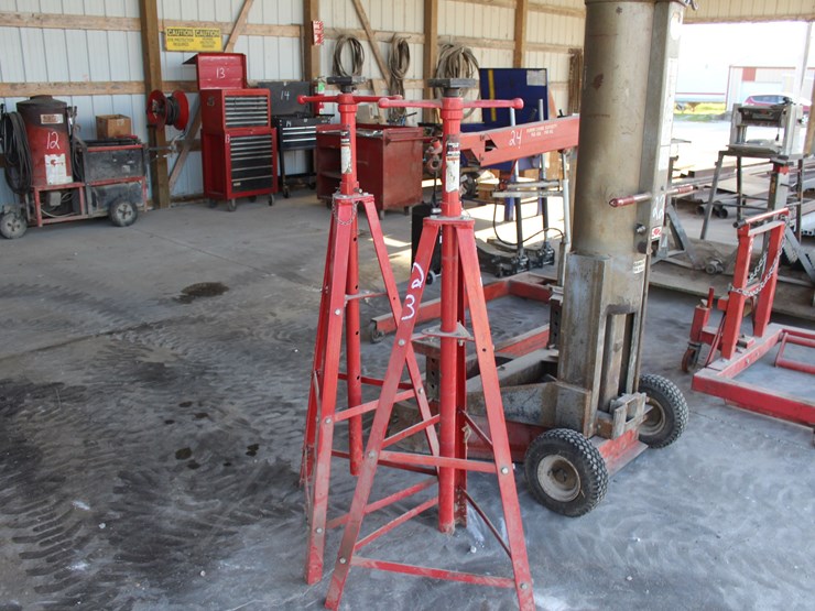 (2)-1-1/2-ton-under-hoist-stands-image-2