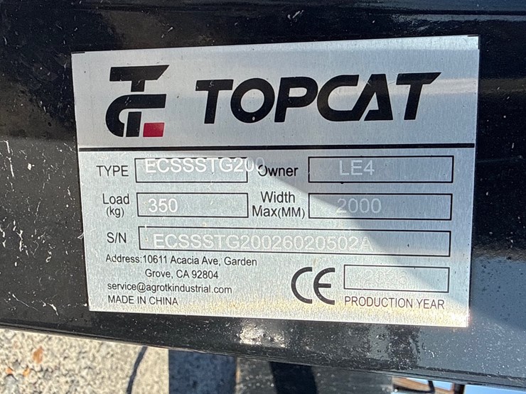 #45373-•-unused-top-cat-skid-steer-stump-grinder-ecssstg20026020502a-image-3