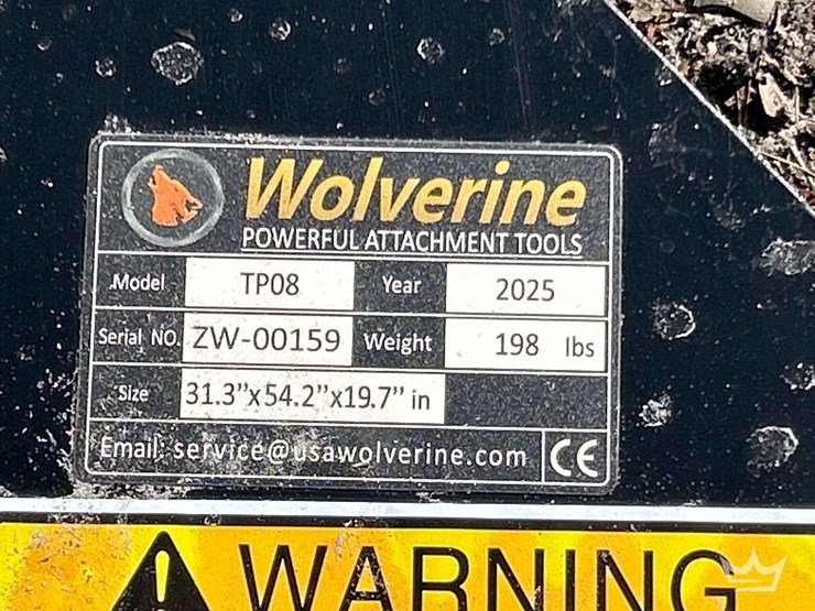 2025-wolverine-tp08-hydraulic-tree-puller-skid-steer-attachment-image-3
