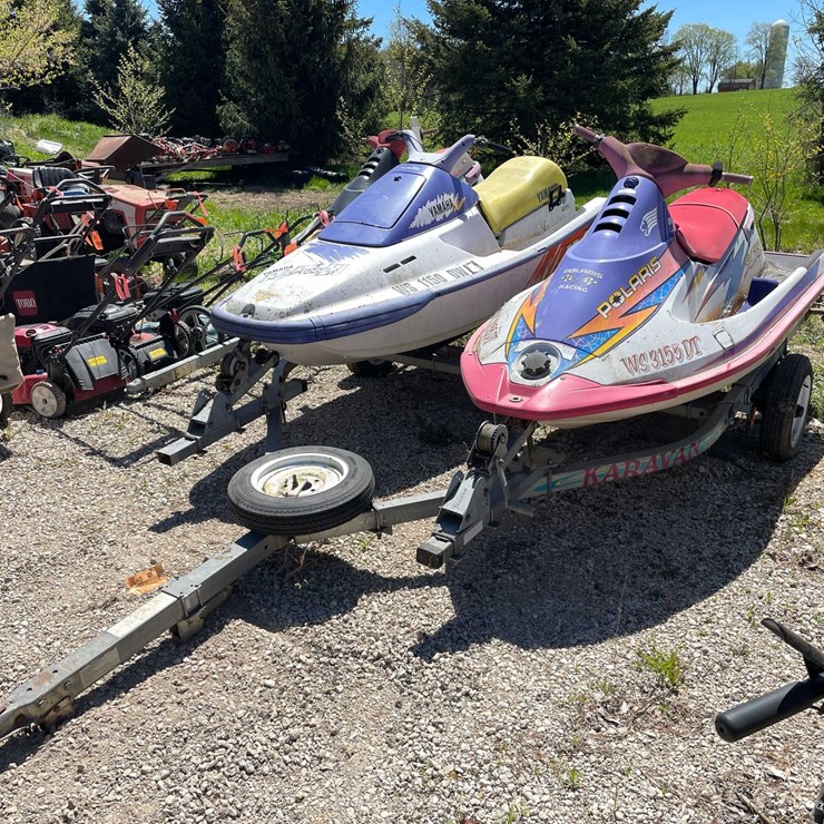 #6996 • (2) Jet Skies and Trailer