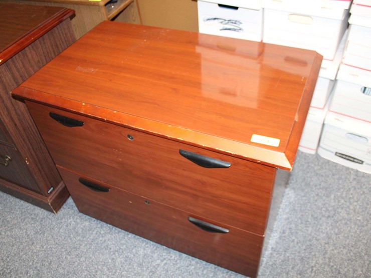 wooden-2-drawer-file-cabinet-with-black-handles-image-1
