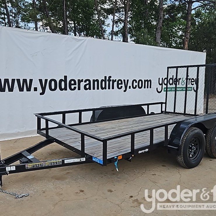Unused 2025 Carry-On Trailer 6x12GW2BRK