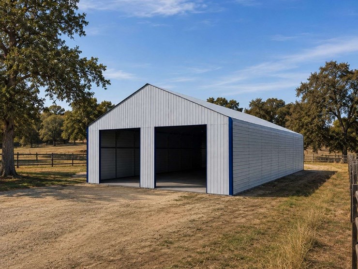 50'-x-25'-double-garage-metal-barn-(new/unused)-image-1