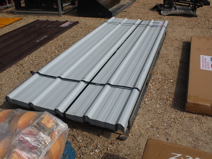 #5140-•-bundle-of-3ft-x-8ft-white-metal-roof-panels-image-2