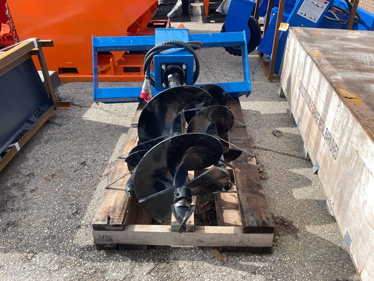 #9040-•-unused-skid-steer-mower-king-post-hole-auger-(o11)-image-8