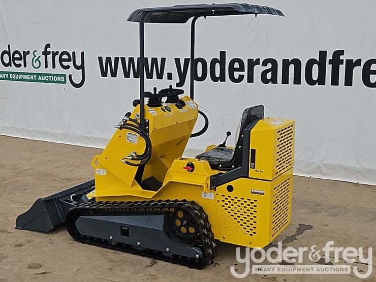 unused-2025-n480-rubber-tracked-ride-on-mini-skidsteer-loader,-canopy-3"-bucket-image-3