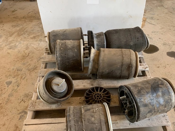 pallet-of-air-bags-and-120-gal-diesel-fuel-tank-image-1