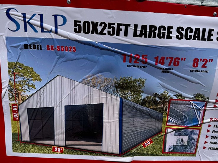 50'-x-25'-double-garage-metal-barn-(new/unused)-image-3
