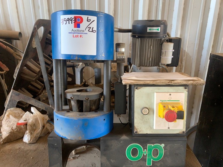 schneider-electric-op-crimper-machine-w/-(2)-8-row-roll-around-bins-and-hydraulic-fittings-image-3