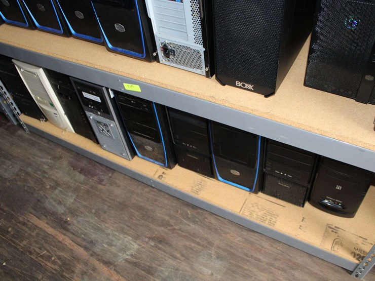 four-shelves-of-desktop-computers-&-laptop-computers-image-6