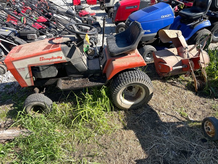 #6956-•-simplicity-riding-lawn-mower-image-1