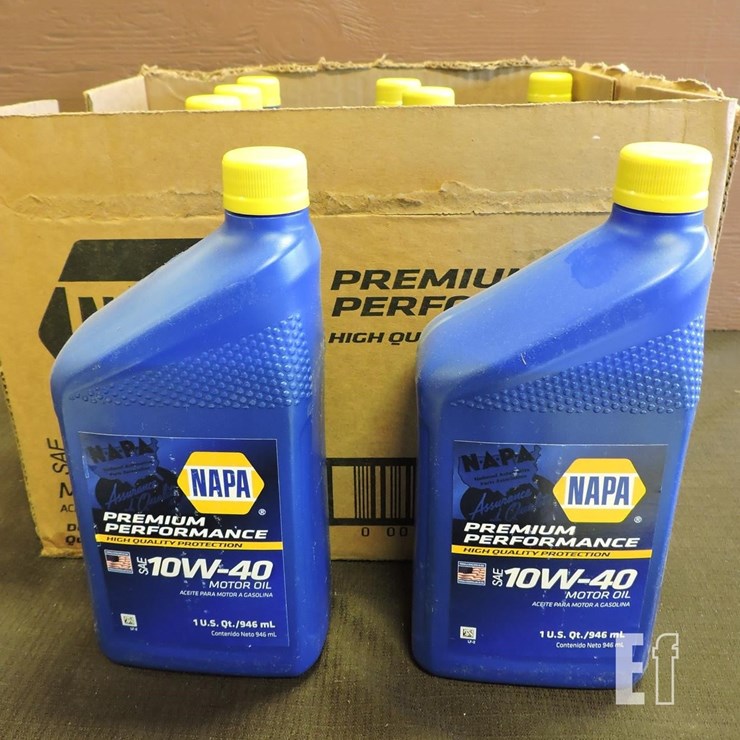 (8) UNOPENED QUARTS OF NAPA 10W-40 MOTOR OIL
