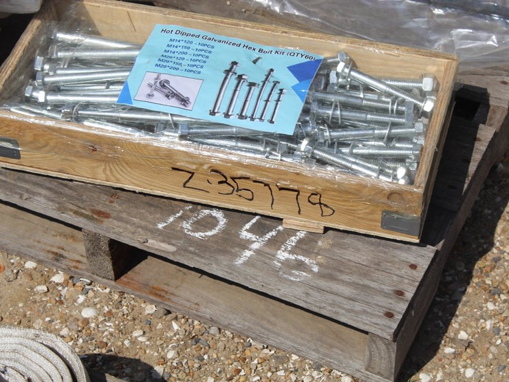 #5164-•-box-of-60-pcs.-hot-dipped-galvanized-hex-bolt-kit-image-1