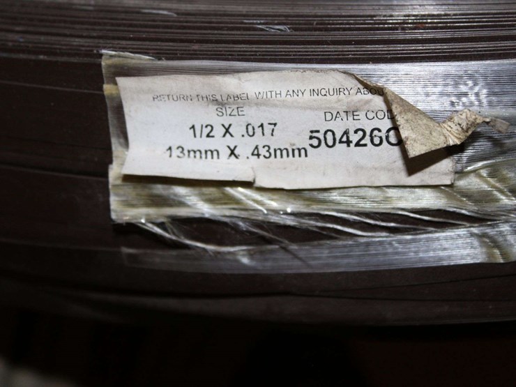pallet-of-firehoses-and-a-roll-of-strapping,-and-more-metal-image-5