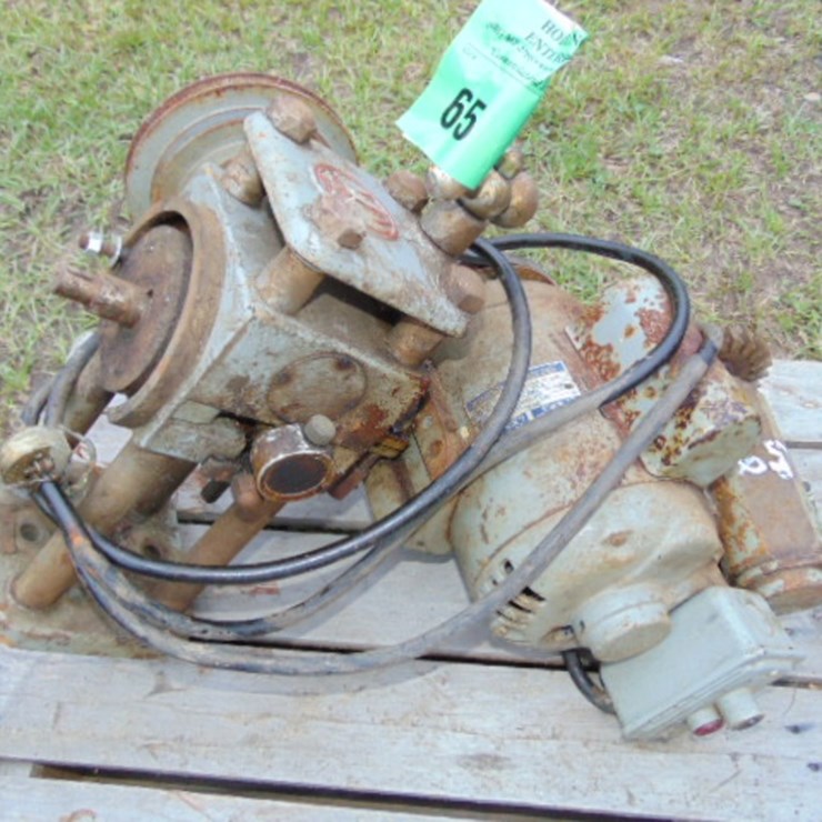 MM MODEL B ELECTIC MOTOR & GEAR BOX