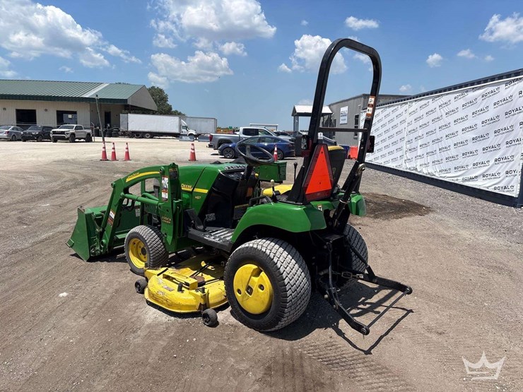 2007-john-deere-2305h-25hp-utility-loader-tractor-w/-mower-image-4