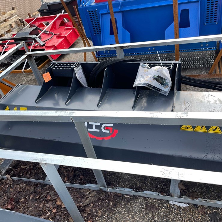 #9030 • Unused WIG 72" Bi Directional Skid Steer Rototiller (O12)