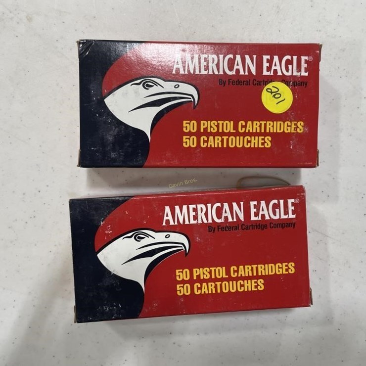 100 Rounds Federal 40 S&W Ammo