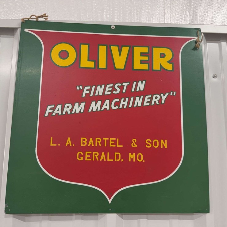 Oliver Metal Sign
