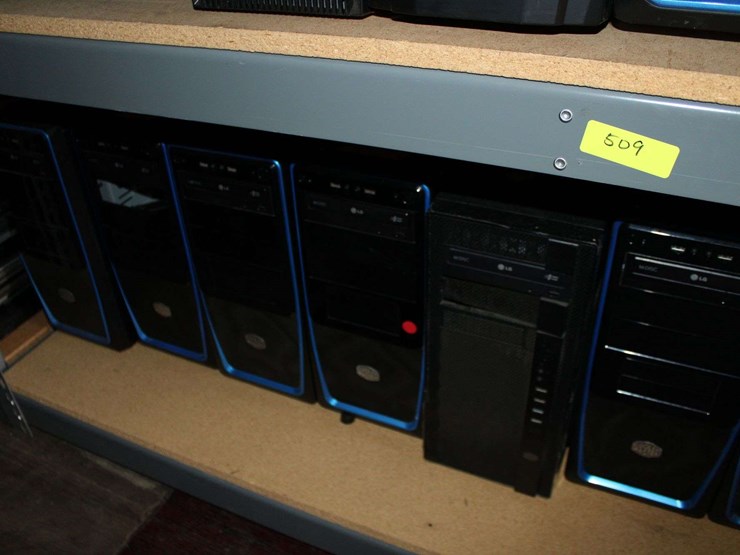 three-shelves-of-desktop-computers-&-flat-screen-monitors-image-7