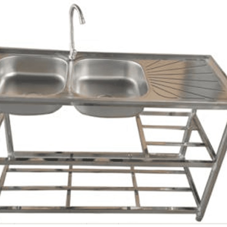 Double Stainless Steel Sink