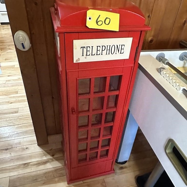 Telephone Booth Shelf