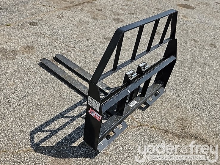 unused-kivel-48"-3500#-pallet-fork-attachment-to-suit-skidsteer-image-2