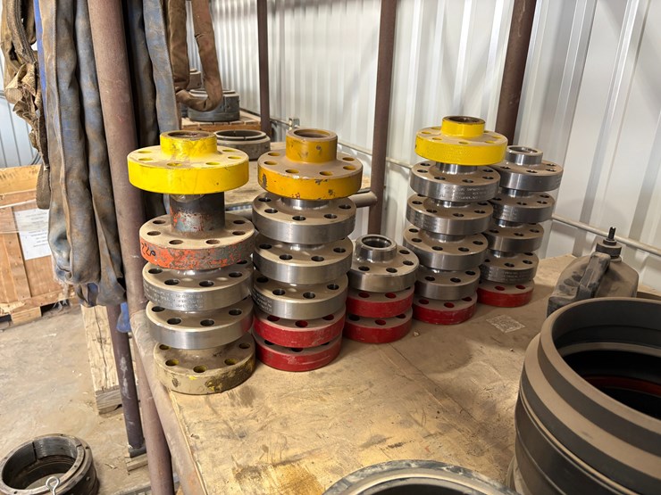 (3-pallets)-w/-(25)-1-13/16”-10k-x-2”lp-landing-flanges,-assorted-8-5/8”-&-7”-secondary-seals,-&-7-1/16”-10m-flange-plates-image-3